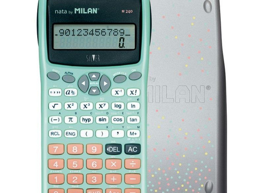 Калькулятор Milan M240 10+2 разрядный 240 функций бирюзовый